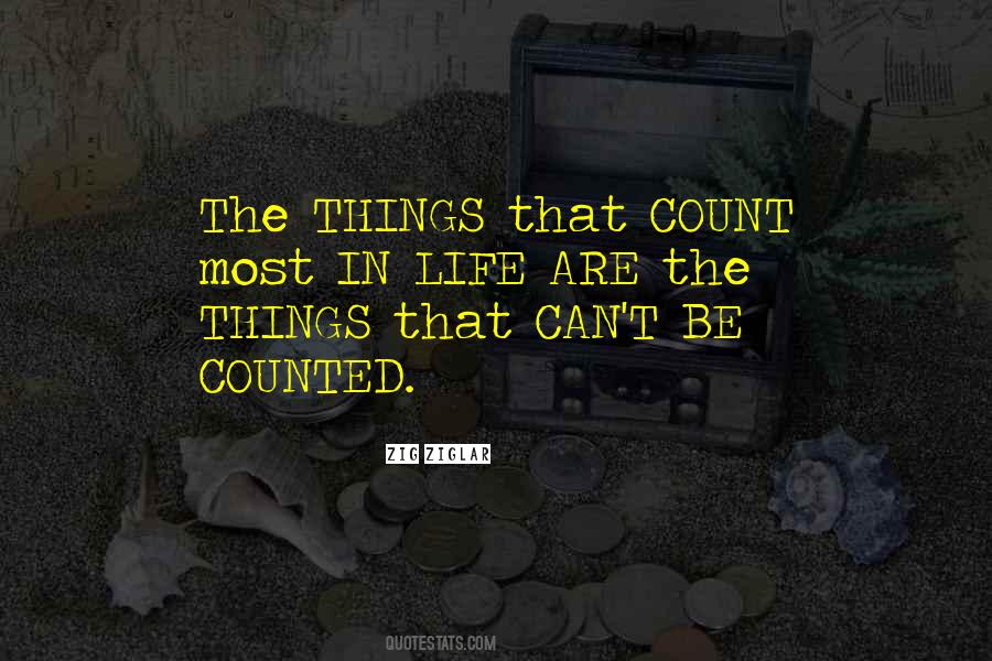Can Be Counted Quotes #595571