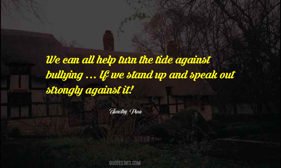 Going Against The Tide Quotes #137382