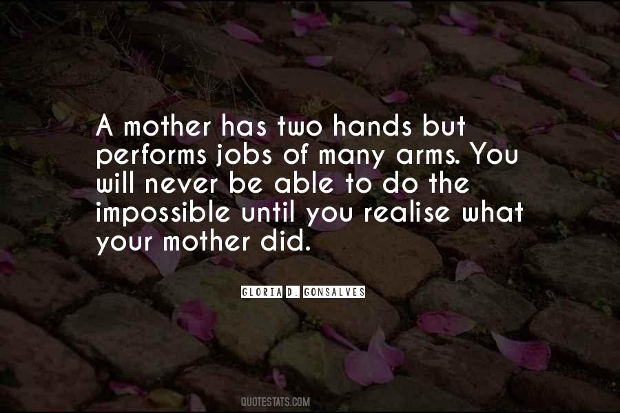 Arms Of A Mother Quotes #1640463