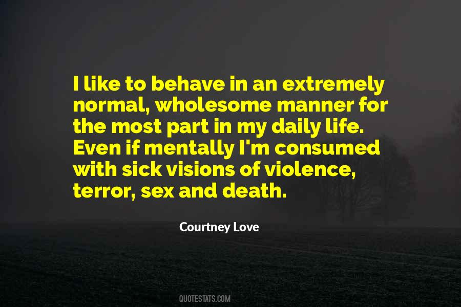 Visions Of Death Quotes #340778
