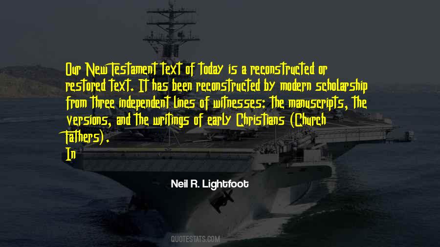 Early Church Quotes #1497146