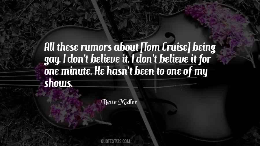 Rumors About You Quotes #1363401