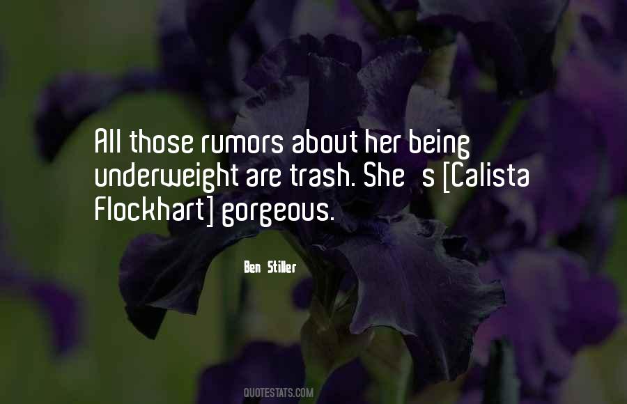 Rumors About You Quotes #835755