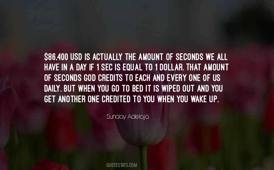 86 400 Seconds Quotes #1334279