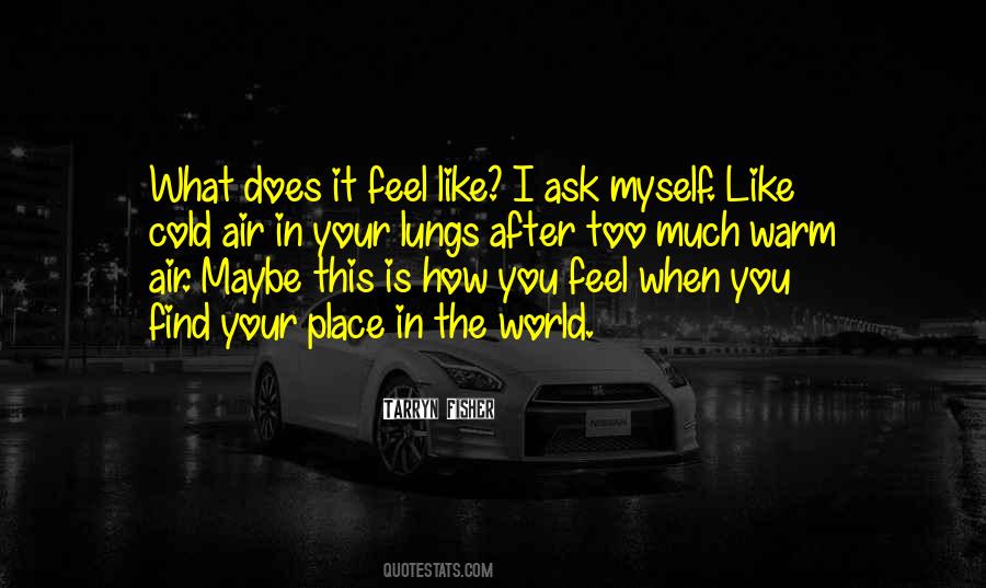 How Does It Feel Quotes #1408205
