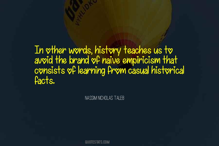 Learning History Quotes #1248754