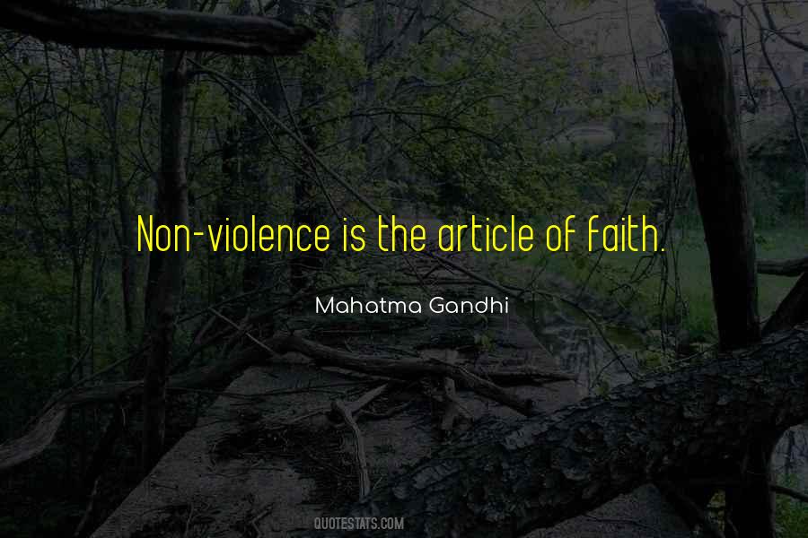 Quotes About Non Violence #449640