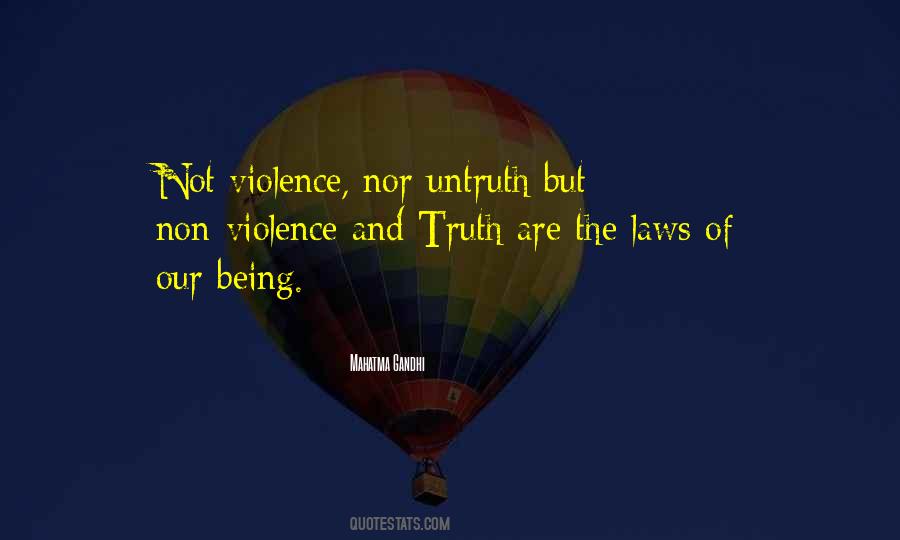 Quotes About Non Violence #535902