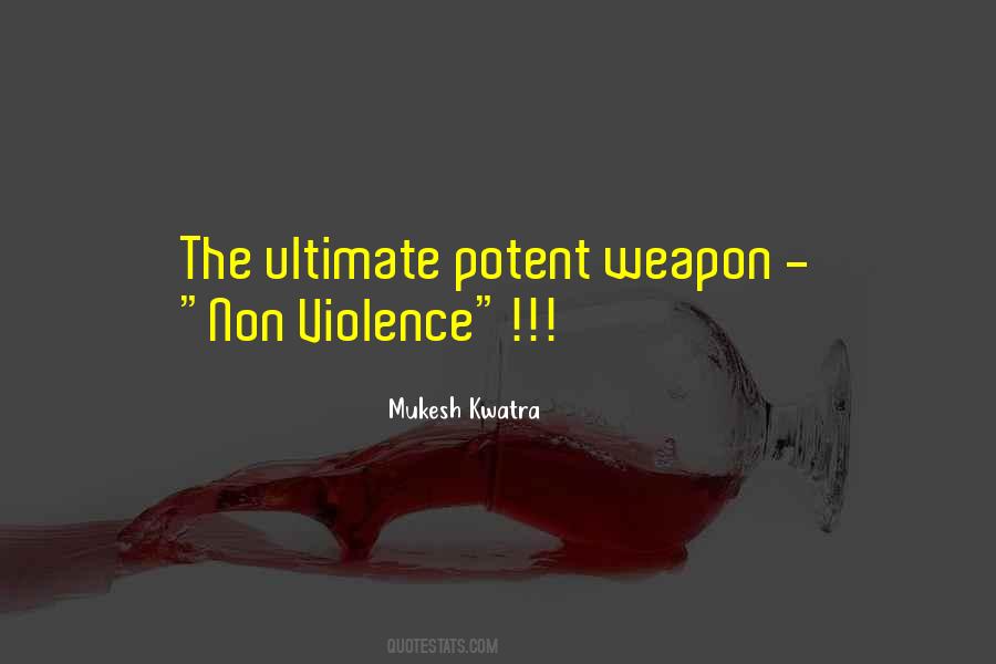 Quotes About Non Violence #822580