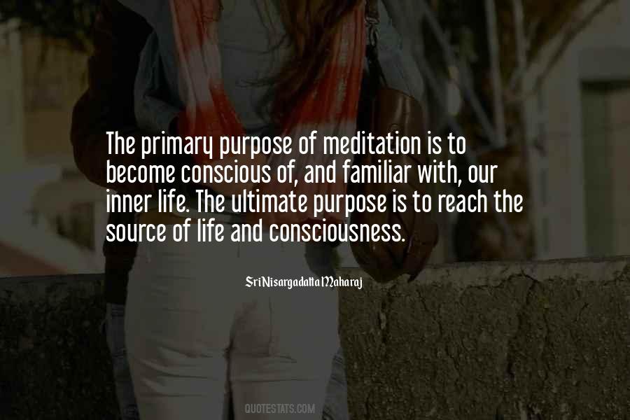 Ultimate Purpose Of Life Quotes #38075