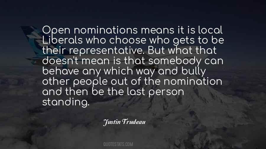 Quotes About Nomination #363302