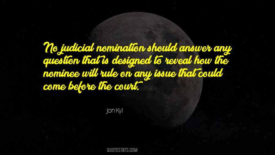 Quotes About Nomination #367083