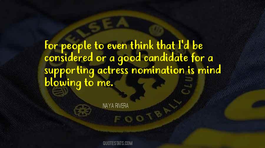 Quotes About Nomination #445841