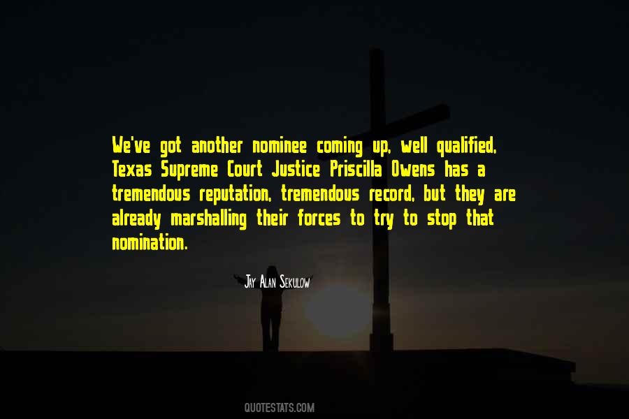 Quotes About Nomination #785641