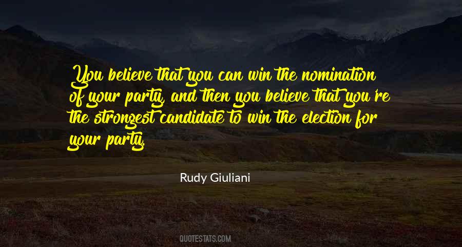 Quotes About Nomination #896957