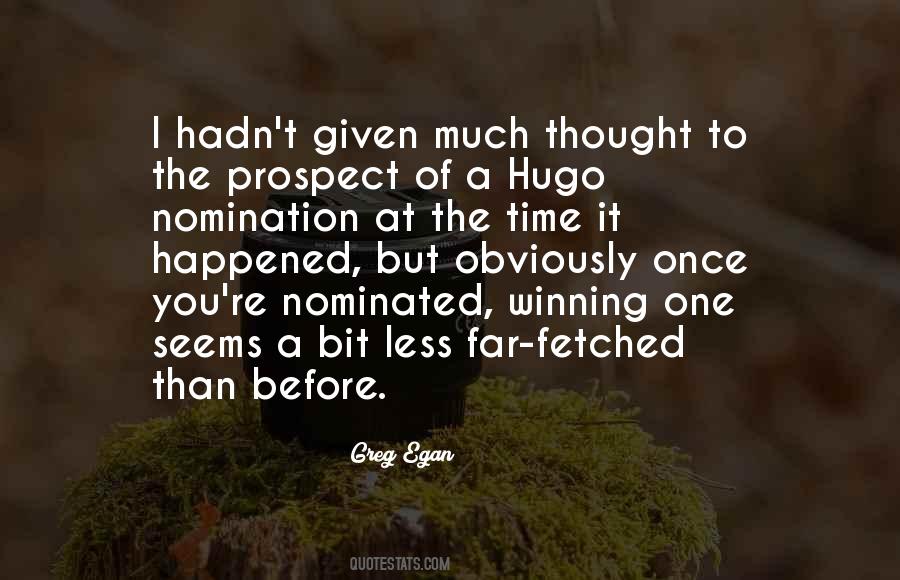 Quotes About Nomination #926552