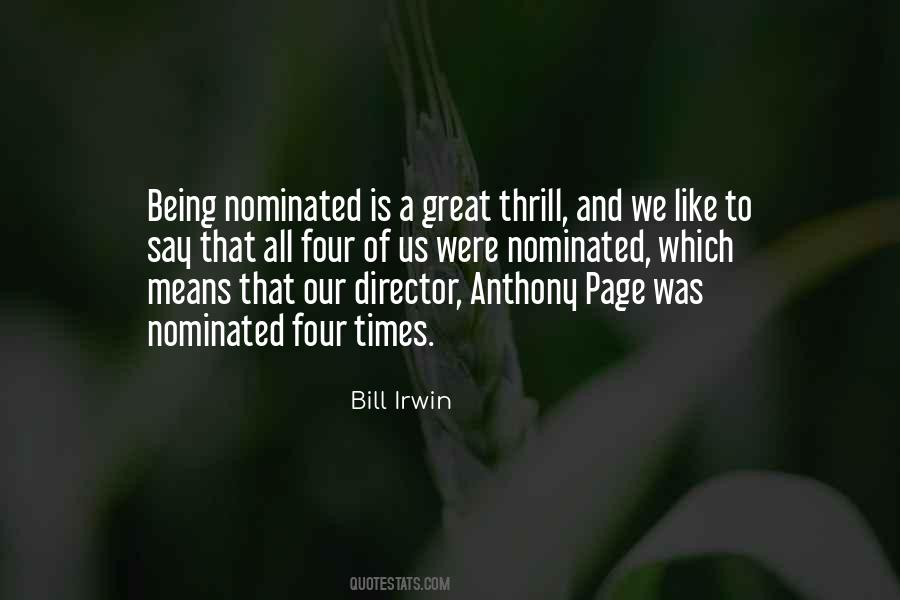 Quotes About Nominated #254555