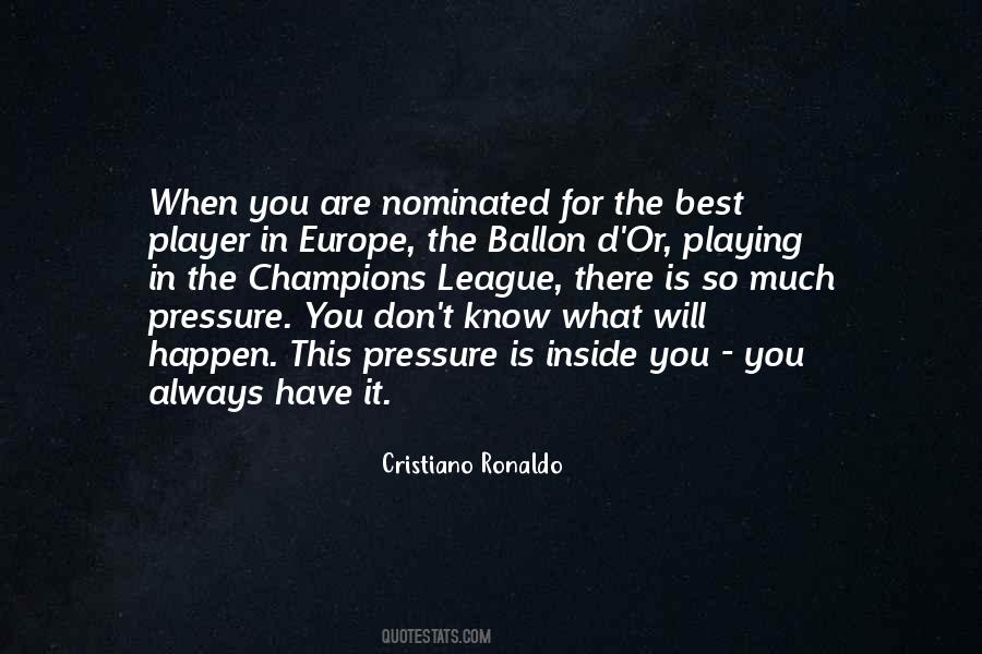 Quotes About Nominated #688431