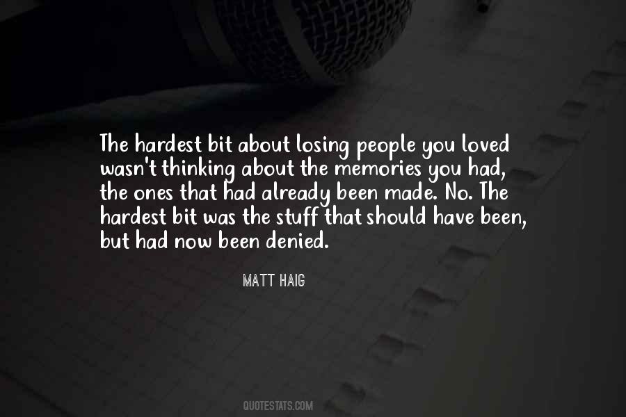 Losing People Quotes #1825893