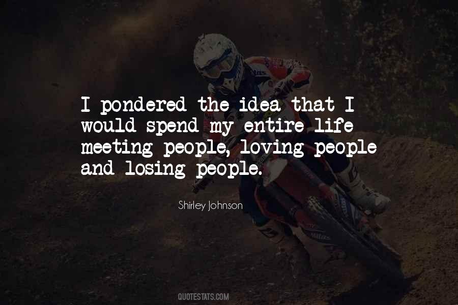 Losing People Quotes #365177