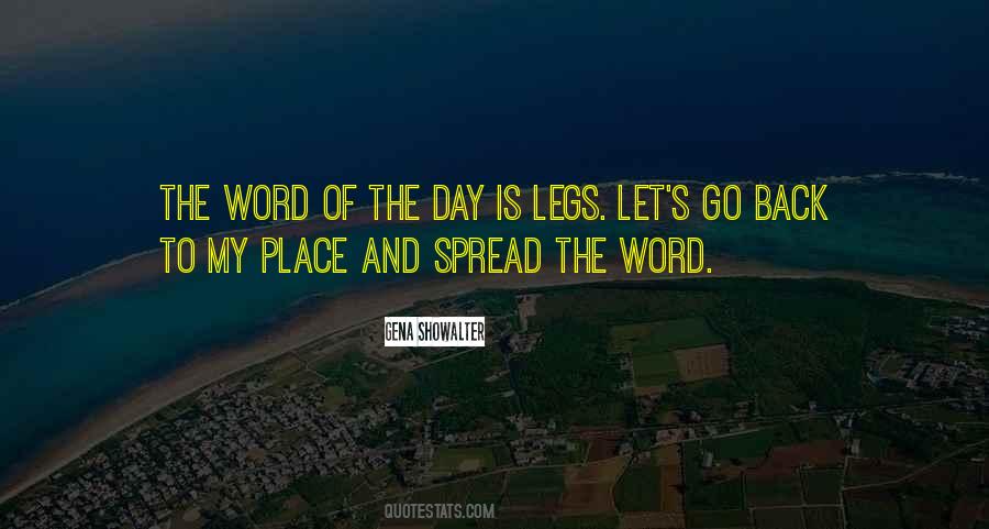 Word Of The Day Quotes #952710