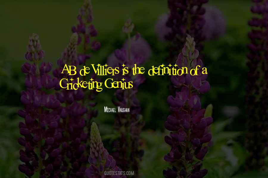 A B De Villiers Quotes #1739999