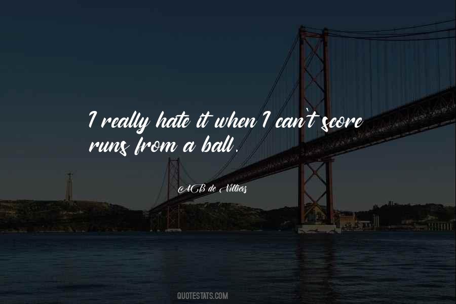 A B De Villiers Quotes #4272