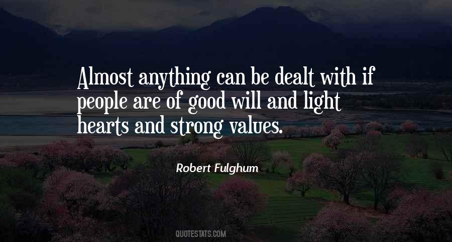 Good Values Quotes #290649