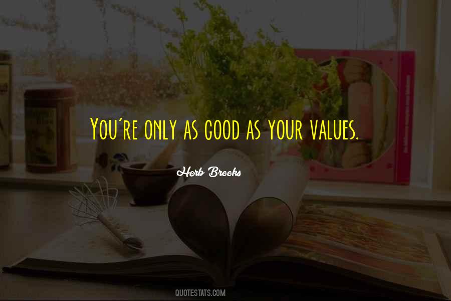 Good Values Quotes #72296