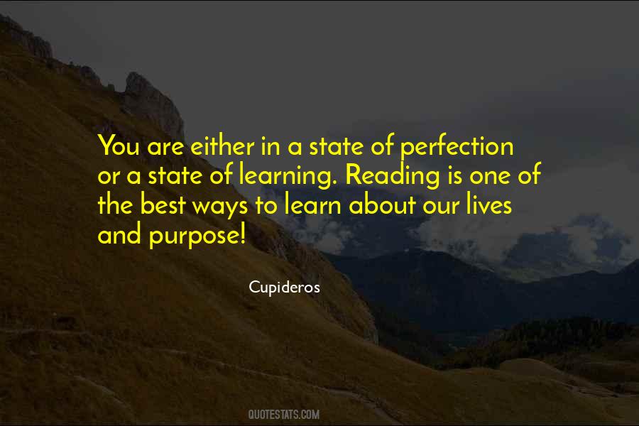 Purpose Of Learning Quotes #1878498