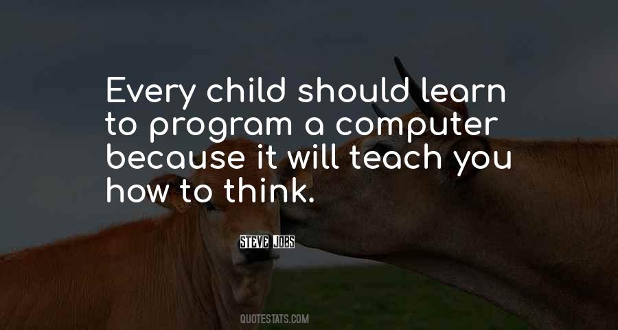 A Child Can Teach Quotes #11858