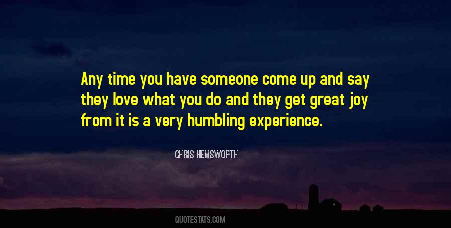 Humbling Experience Quotes #767463