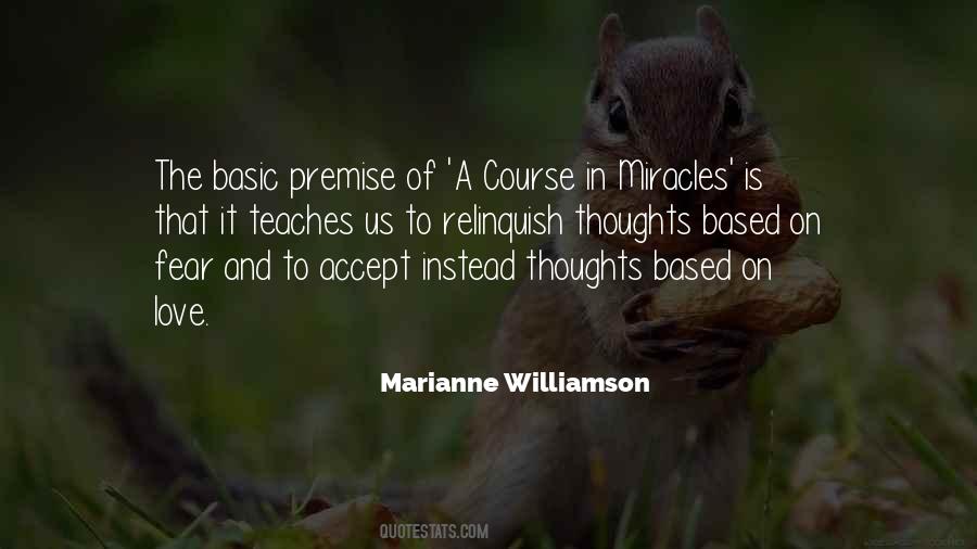 A Course In Miracles Marianne Williamson Quotes #1263195