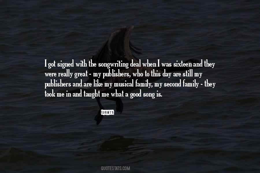 A Day With My Family Quotes #93422