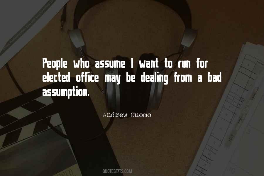 People Who Assume Quotes #1557196