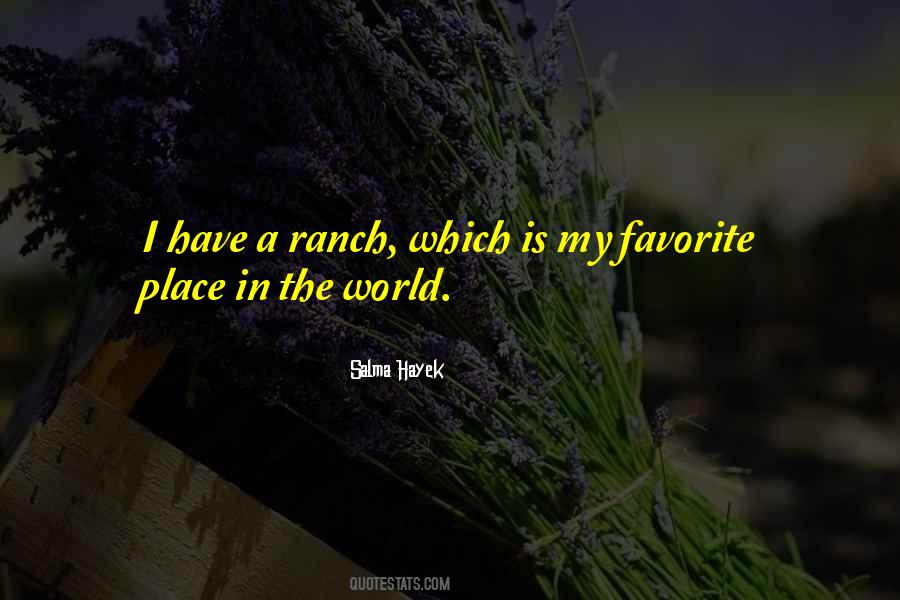 A Favorite Place Quotes #837212