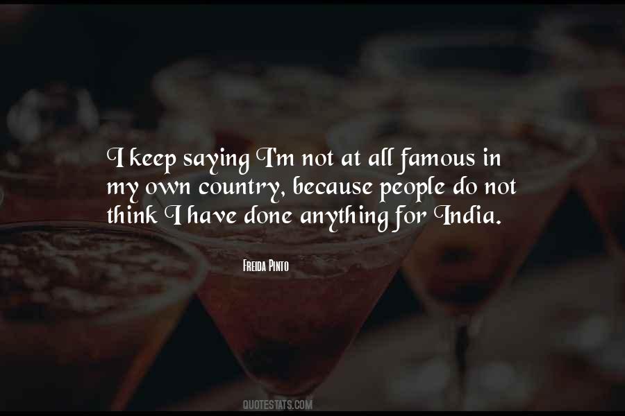 India Country Quotes #672372