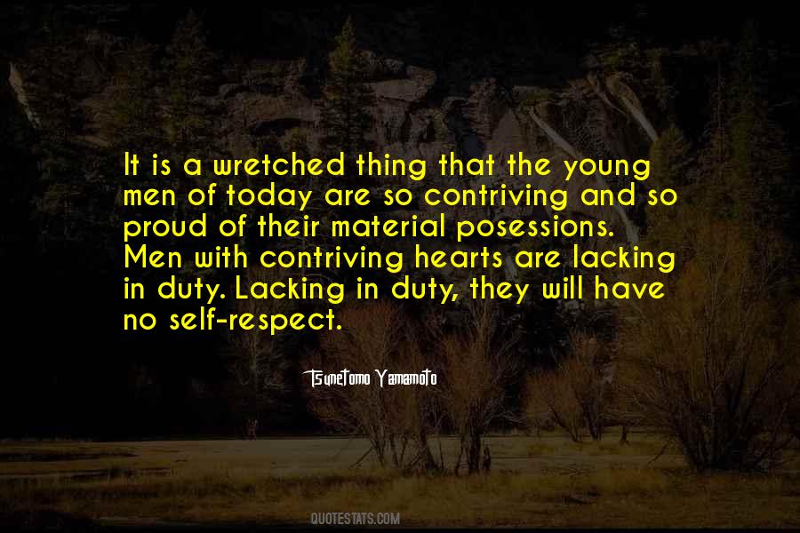 Quotes About No Self Respect #1123405