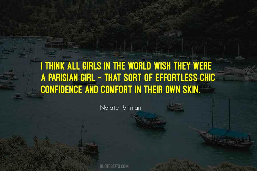 A Girl With Confidence Quotes #1276296