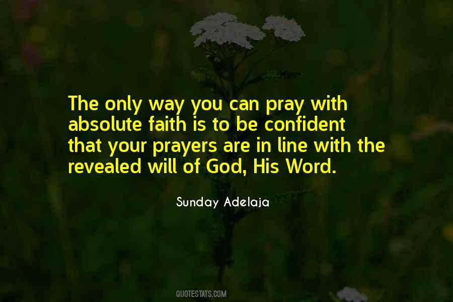 Confident Faith Quotes #1675719