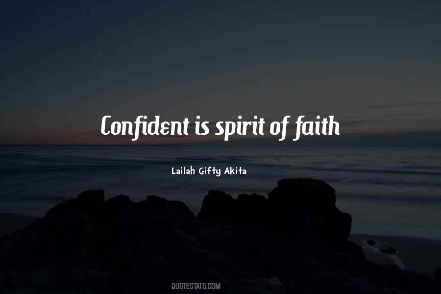 Confident Faith Quotes #1710896