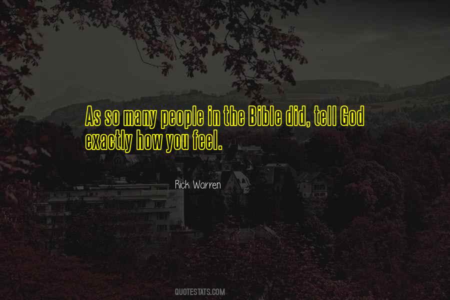 Tell People How You Feel Quotes #1410038
