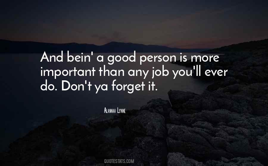 A Good Person Is Quotes #1827994