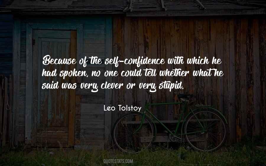 Quotes About No Self Confidence #1258612