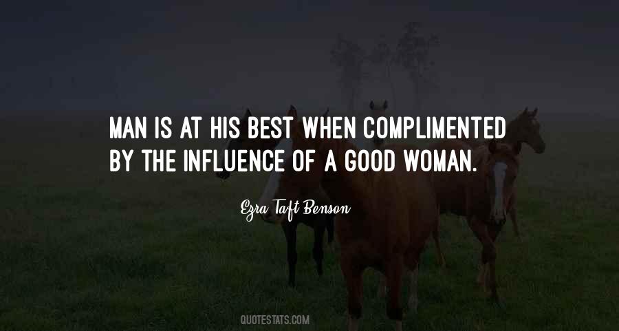 A Good Woman Is Quotes #260303