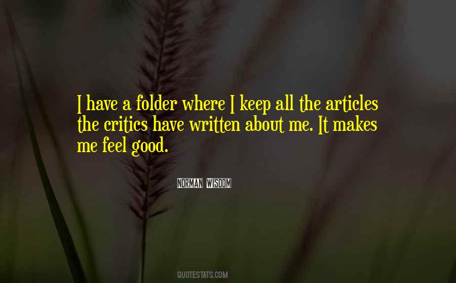 About Critics Quotes #674000