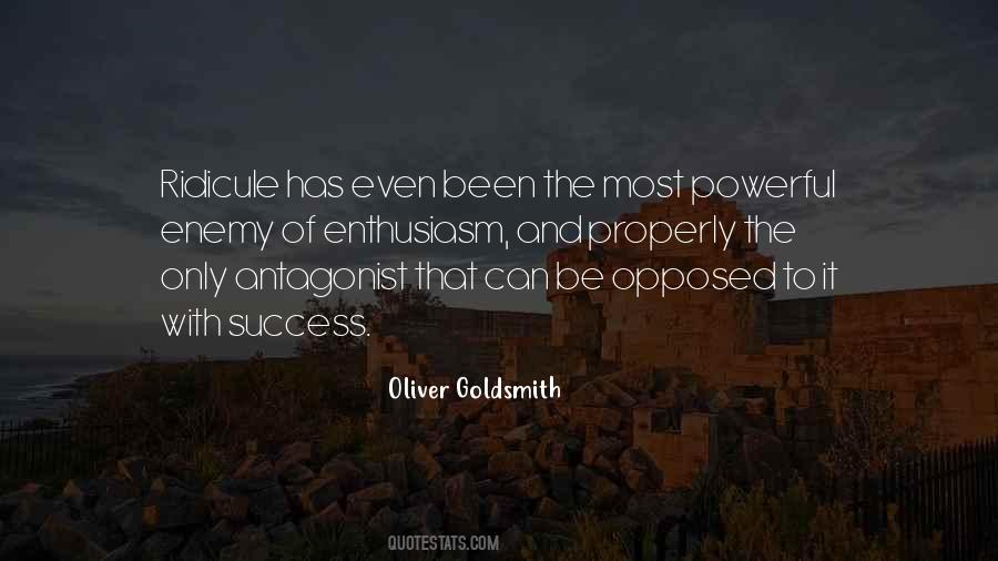 Enemy Of Success Quotes #30753