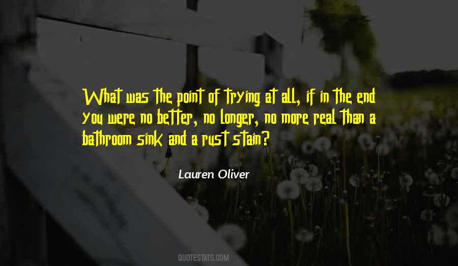 Quotes About No Point In Trying #965855