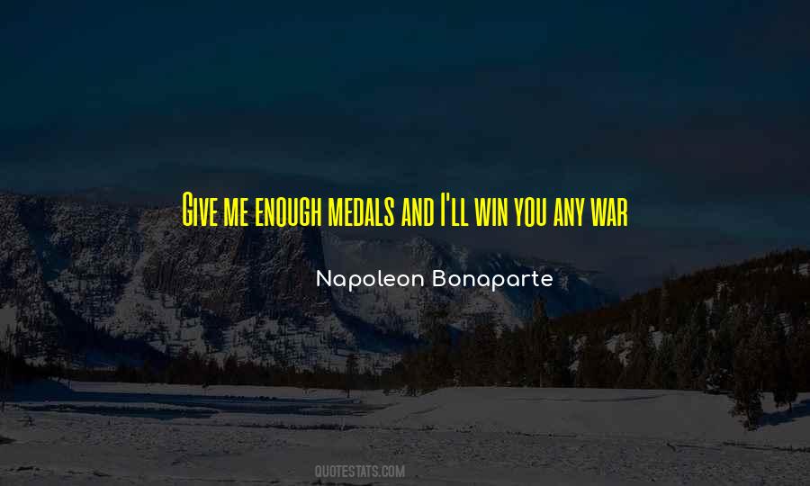 War Medals Quotes #1179948