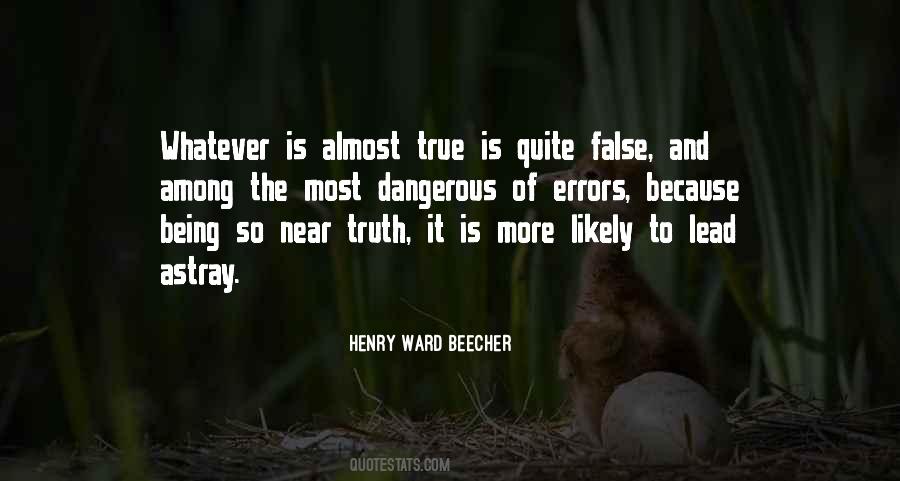 Almost True Quotes #12309